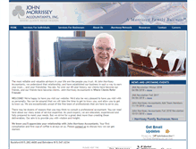 Tablet Screenshot of johnmorrissey.com